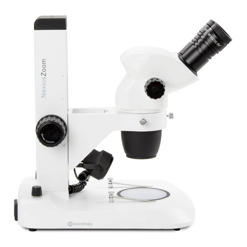 Euromex Mikroskop stereoskopowy zoom NZ.1902-S, 6.7-45x, Zahnstange, Auf-u. Durchlicht, bino
