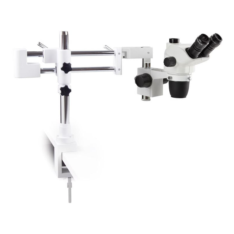 Euromex Mikroskop stereoskopowy zoom NZ.1903-BC, 6.7-45x, Doppelarm, Tischklemme, trino