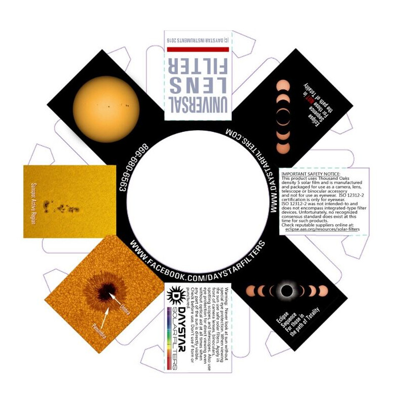 DayStar Filtry słoneczne ULF-90-2 Binocular