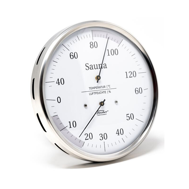 Fischer Stacja meteo Termohigrometr do sauny 160 mm