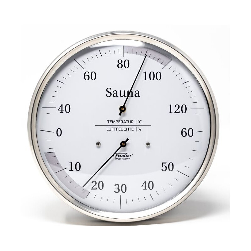 Fischer Stacja meteo Sauna-Thermohygrometer 130 mm