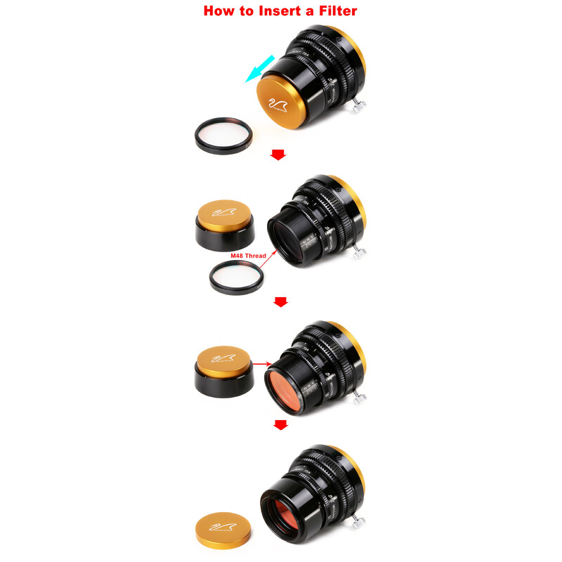 William Optics Korektor kryzwizny pola Flat73A do refraktora ZenithStar 73