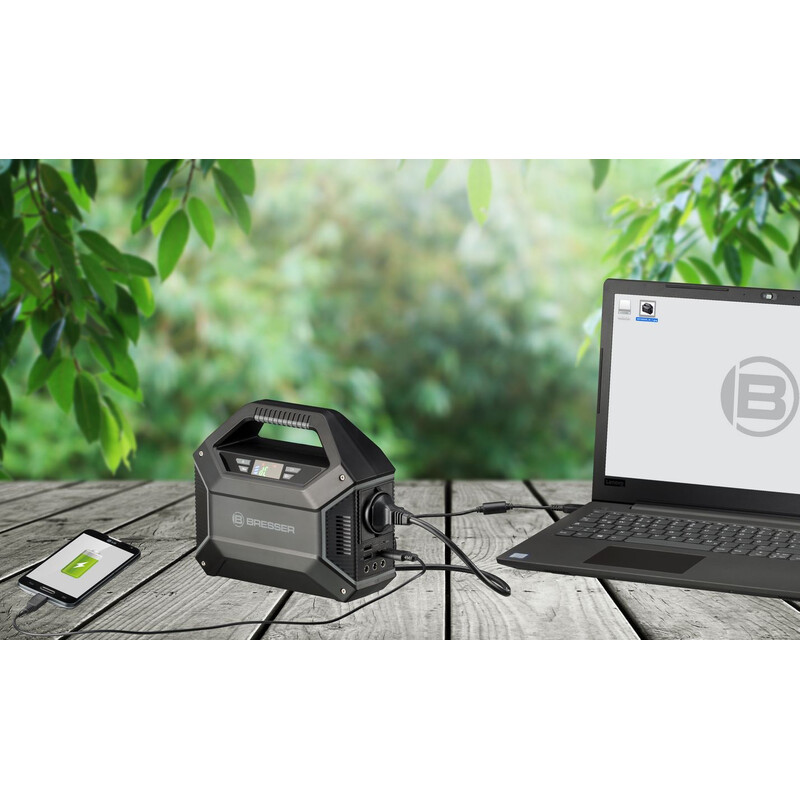 Bresser Mobile Power Station 100 Watt + ładowarka słoneczna 40 Watt