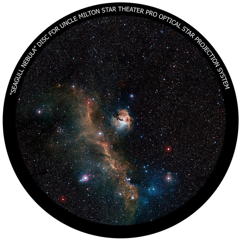 Omegon Wkładka do planetarium domowego Star Theater Pro z obrazem IC 2177