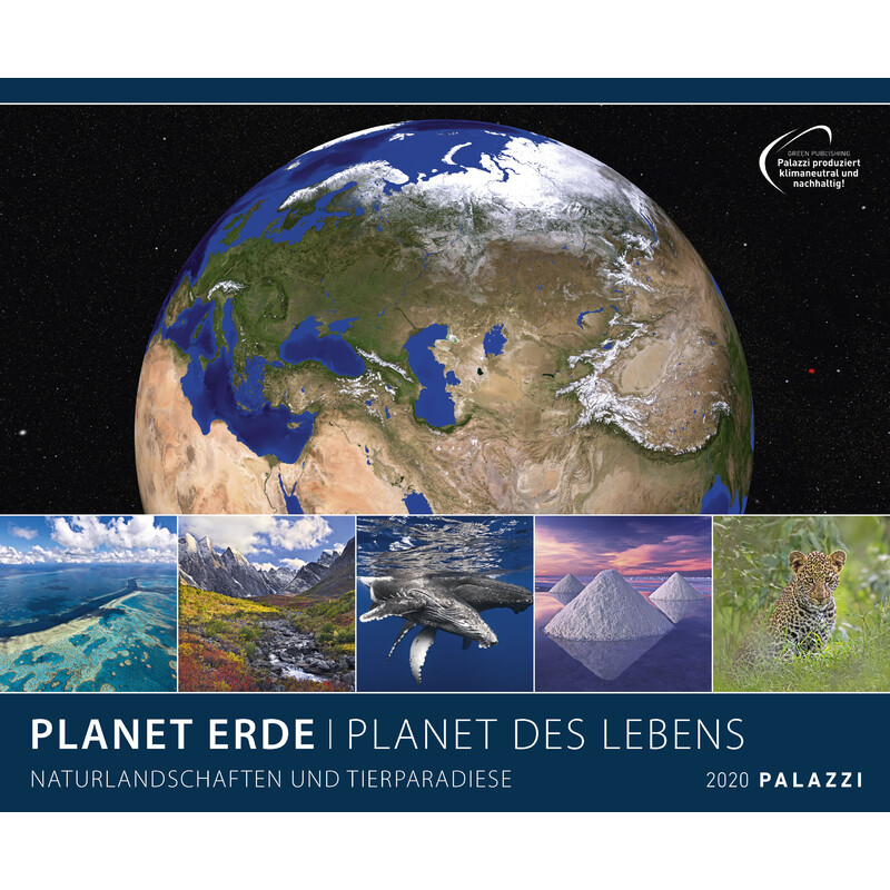Palazzi Verlag Kalendarze Planet Erde 2020