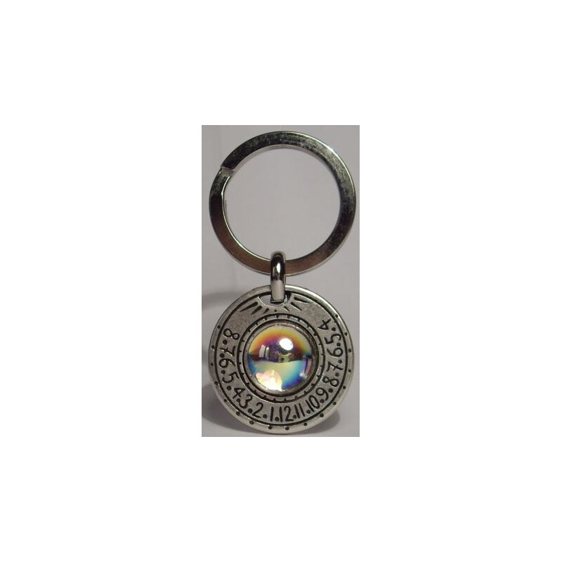 Ragalaxys Breloczek do kluczy Saturn Sundial Iridescent