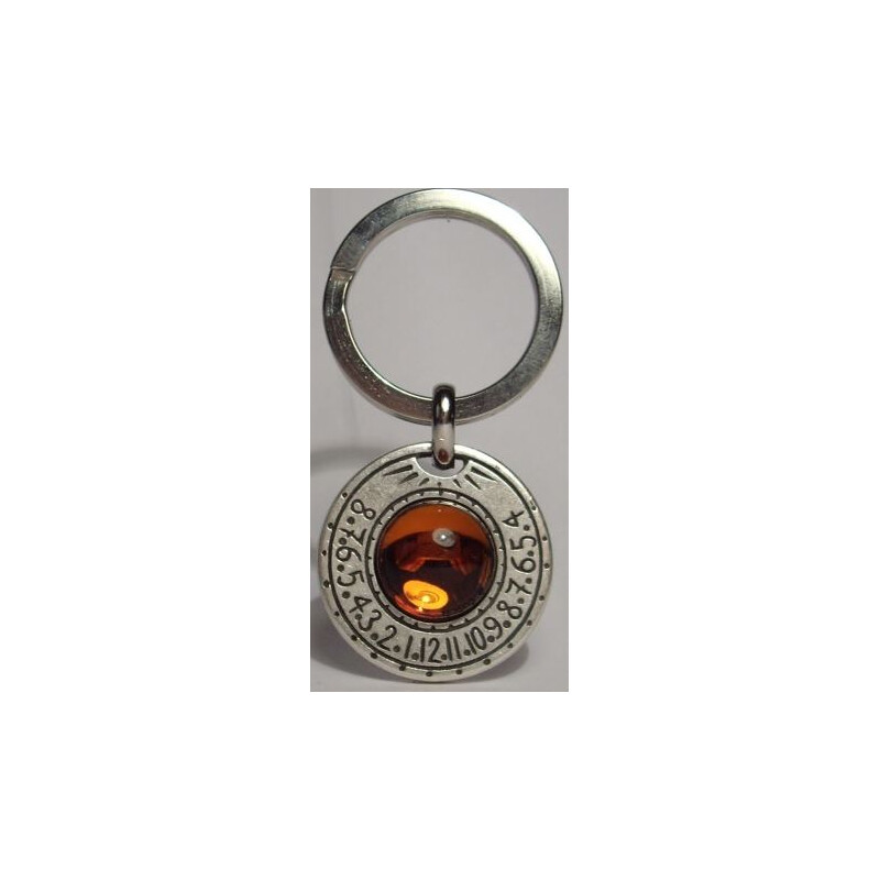 Ragalaxys Saturn Sundial Topaz brelok do kluczy