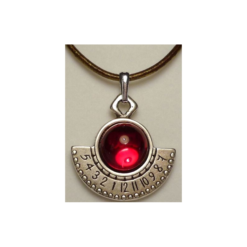Ragalaxys Naszyjnik Hypatia Sundial Red