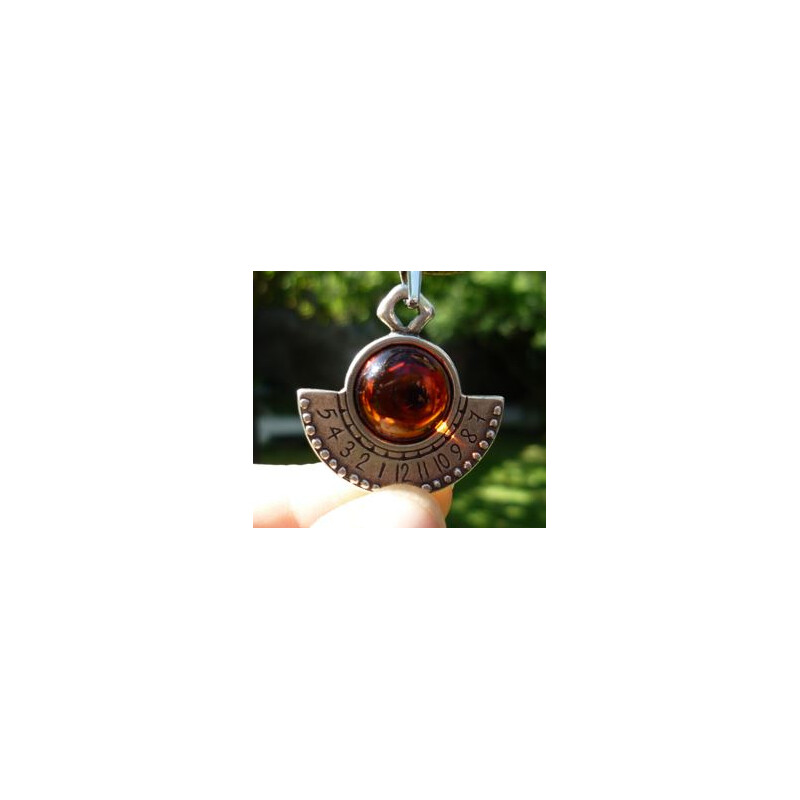 Ragalaxys Naszyjnik Hypatia Sundial Red