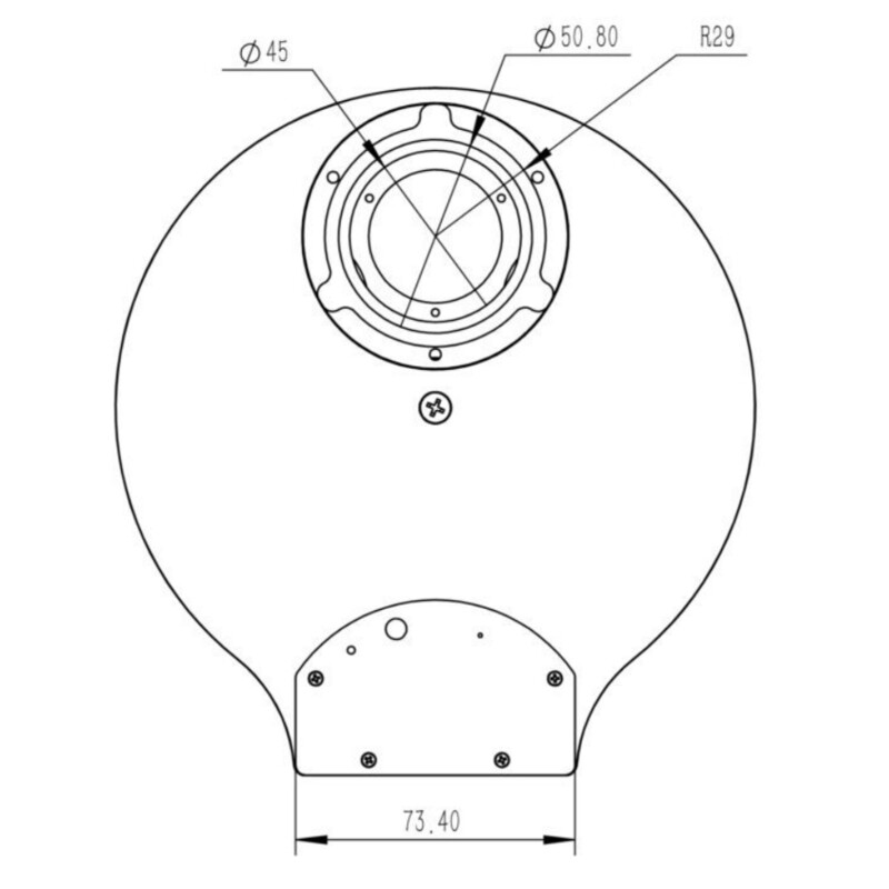 QHY Koło filtrujące CFW3M-US 7x 36 mm