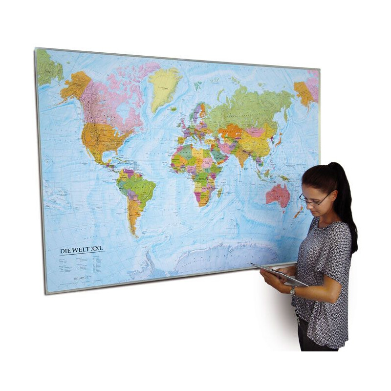 freytag & berndt Mapa świata polityczny (202 x 130 cm)