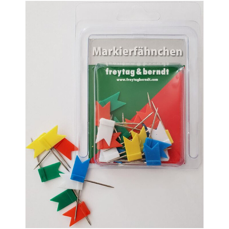 freytag & berndt Marker flagowy 30 sztuk, mieszane kolory