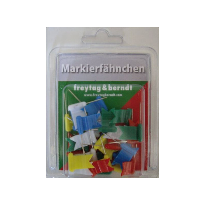 freytag & berndt Flagi markerowe w różnych kolorach 30 sztuk