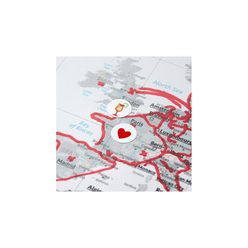 Marmota Maps Naklejki na mapy świata