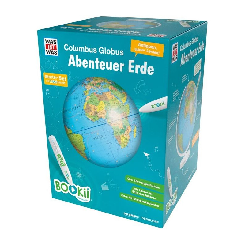 Tessloff-Verlag Globusy dla dzieci BOOKii Globus mit Stift 34cm