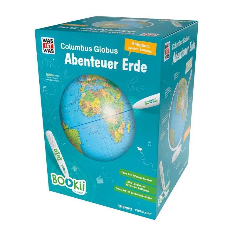 Tessloff-Verlag Globusy dla dzieci Globus BOOKii (bez pióra) 34 cm