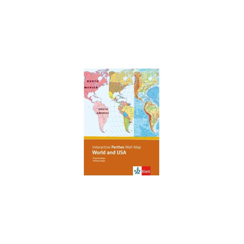 Klett-Perthes Verlag Oprogramowanie Interactive Wall Map: World & USA