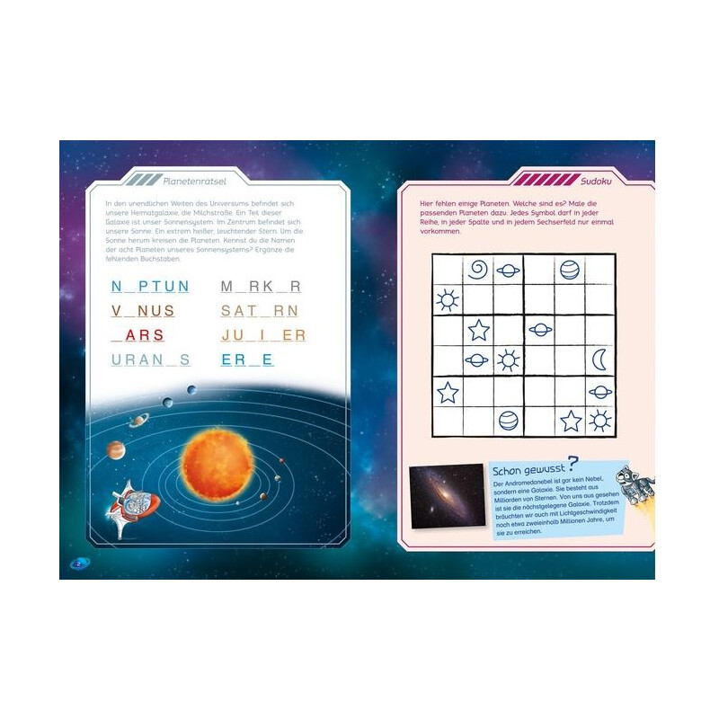 Tessloff-Verlag Mały Major Tom. Puzzle planety do zabawy