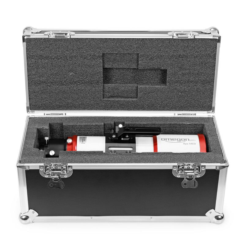 Omegon Refraktor apochromatyczny Pro APO AP 94/517 Triplet ED OTA + protokół testowy