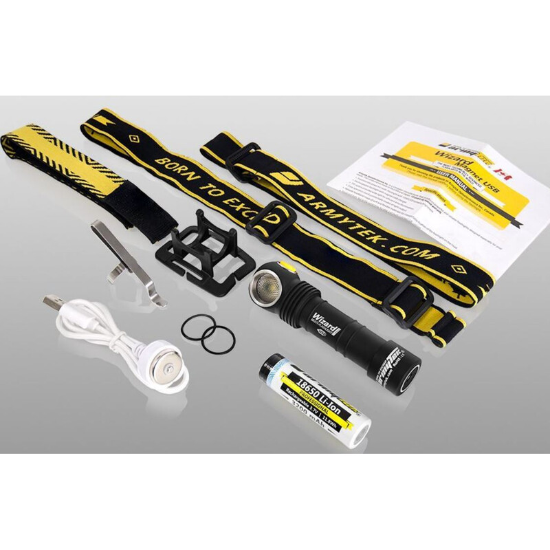 Armytek Latarka Wielofunkcyjna lampka Pro Magnet USB (ciepłe światło)