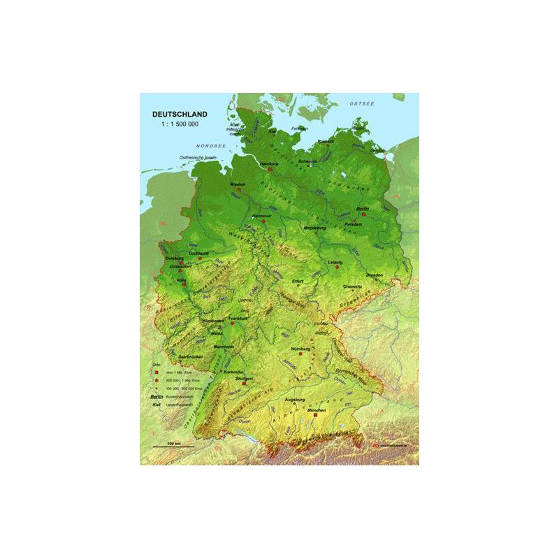 MBM Systems Prawdziwa mapa 3D - Niemcy