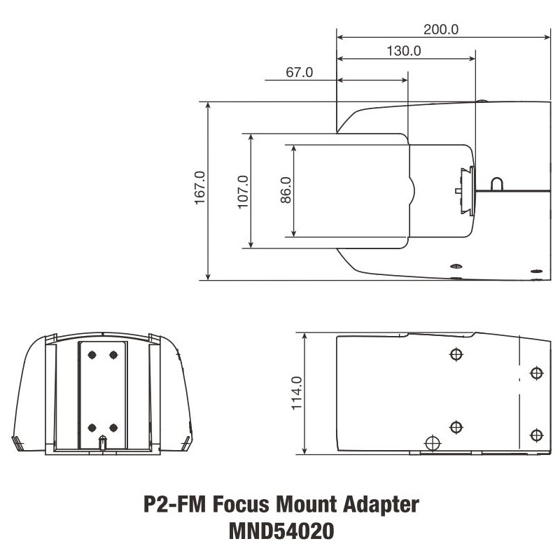 Nikon Montaż na głowę Adapter do mocowania ogniskującego P2-FM