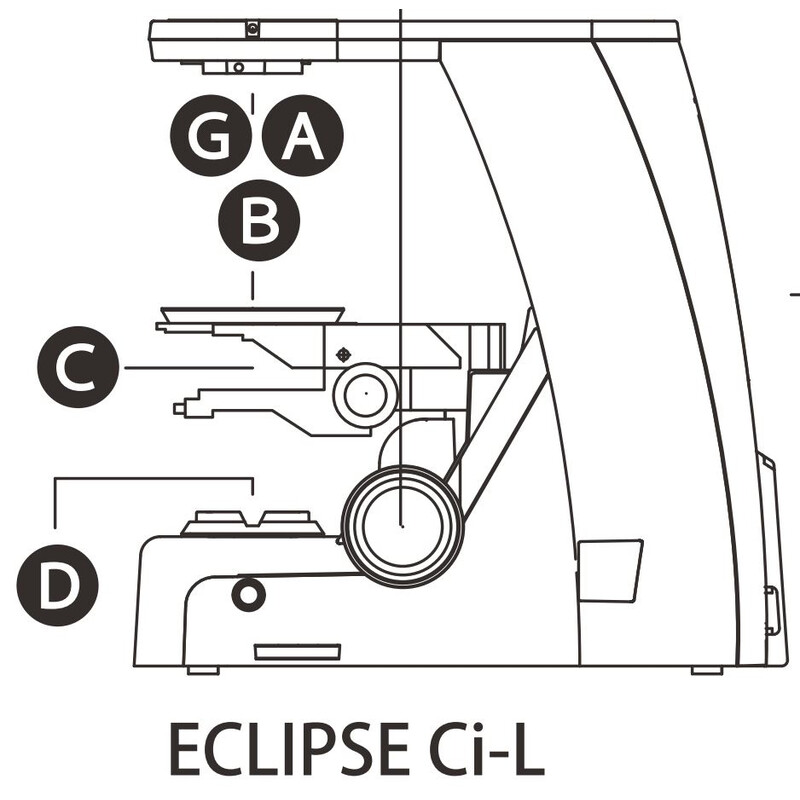 Nikon Statyw do mikroskopu ECLIPSE Ci-L -LED-