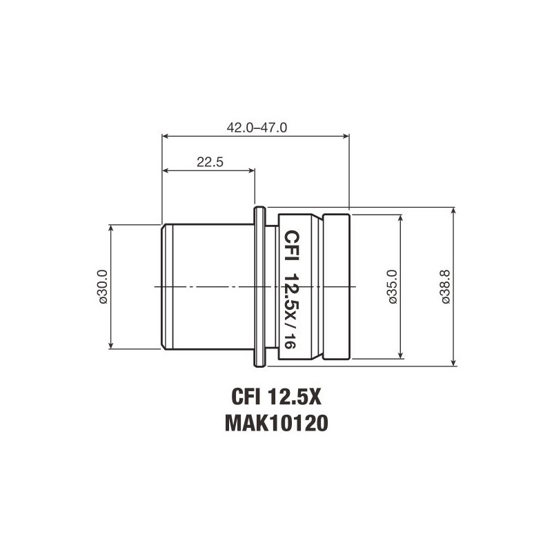 Nikon Okular CFI Eyepiece 12.5X/16