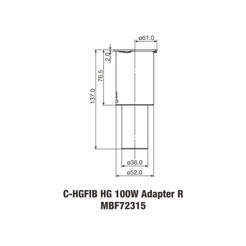 Nikon Adapter światłowodowy C-HGFIB HG 100W ADP