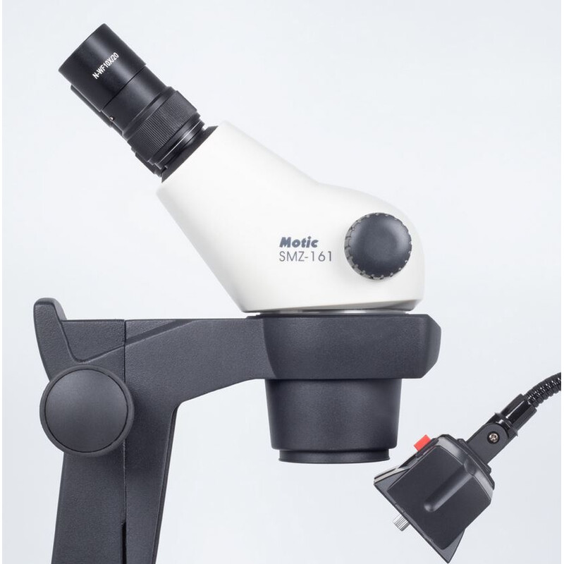 Motic Mikroskop stereoskopowy zoom GM-161, bino, fluo,  7.5-45x, wd 110mm