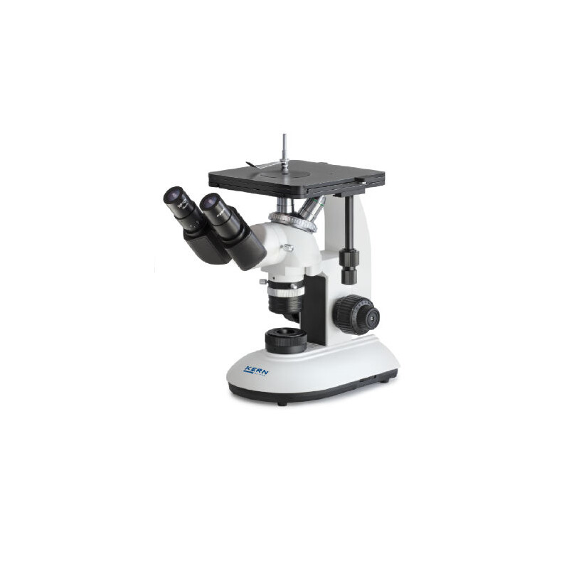 Kern Mikroskop odwrócony OLF 162,  invers, MET, bino, DIN planchrom,100x-400x, Auflicht, LED, 3W
