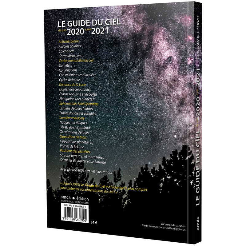 Amds édition  Rocznik Le Guide du Ciel 2020-2021