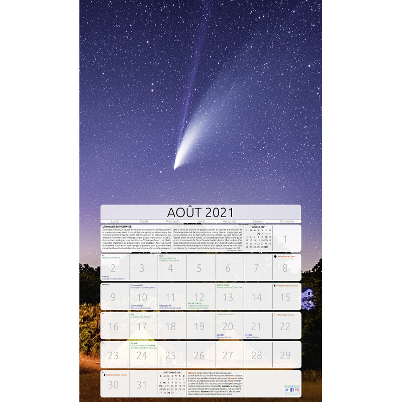 Amds édition  Kalendarze Astronomique 2021
