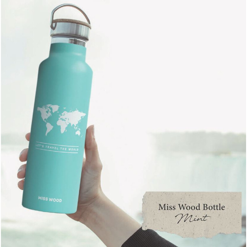 Miss Wood Bottle Electric Blue