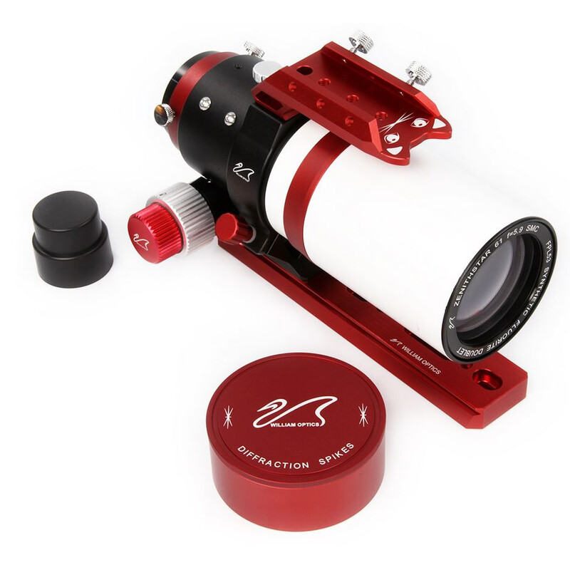 William Optics Refraktor apochromatyczny AP 61/360 ZenithStar ZS61 II OTA Guidescope-Set