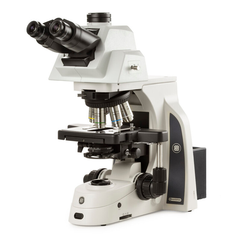 Euromex Mikroskop Delphi-X, DX.2158-APLi, trino, 40x - 1000x, Plan semi-apochromat., mit ergonom. Kopf u.100W Halogen-Beleuchtung