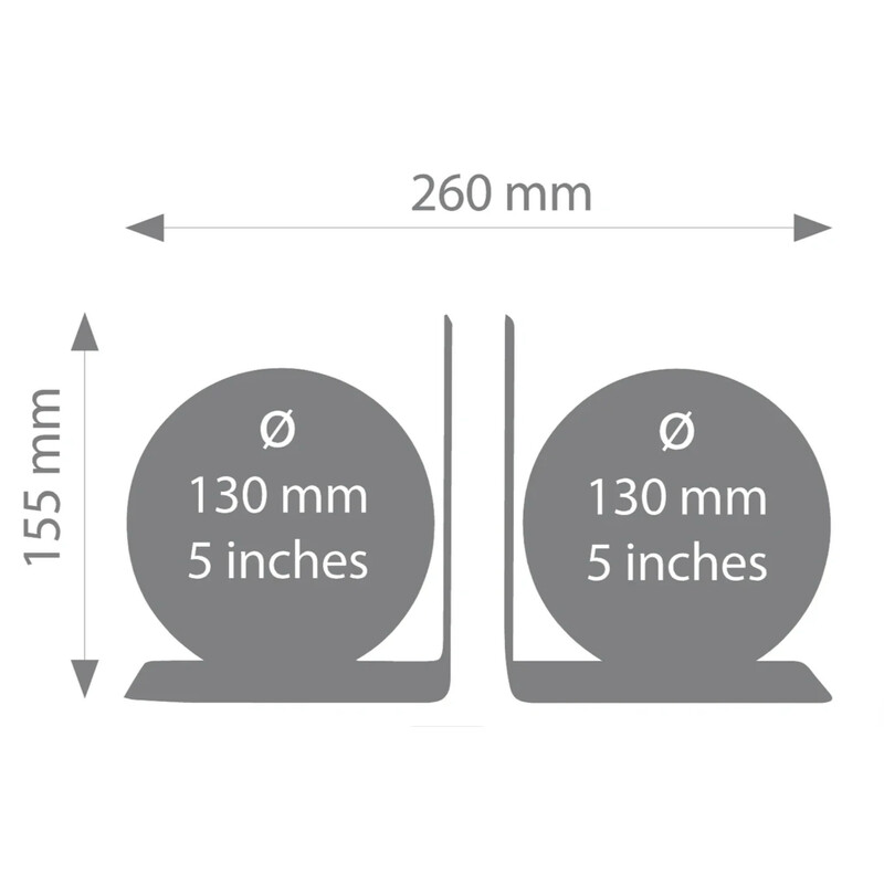 TROIKA Globus BookGlobe Earth Galaxy 13 cm