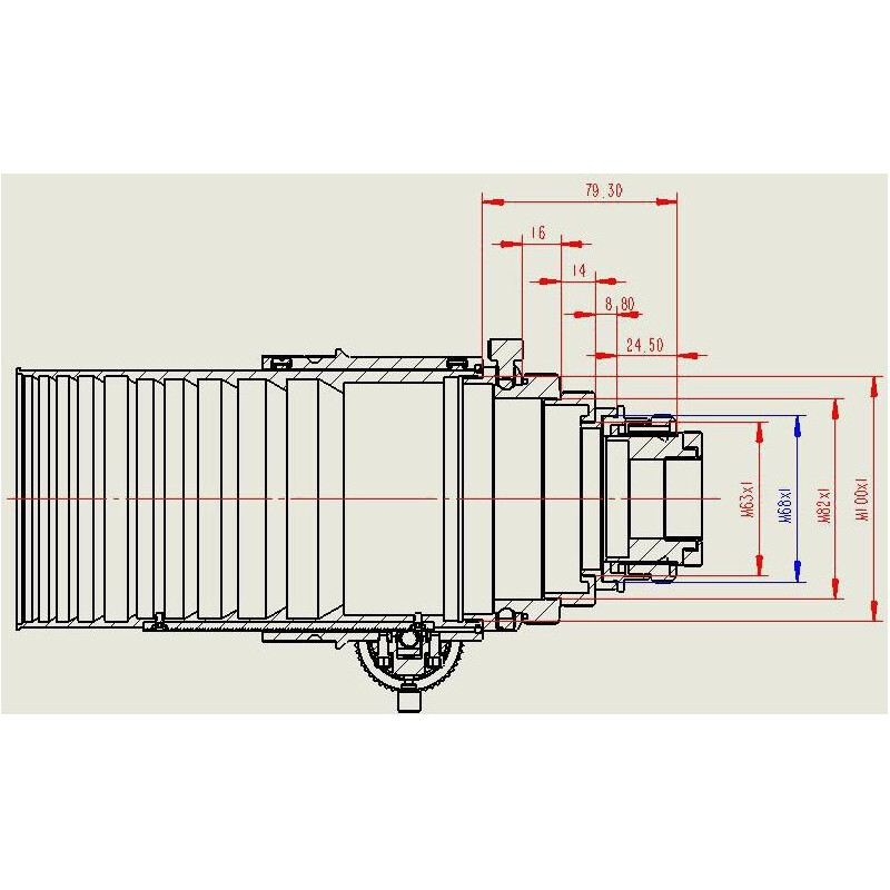 APM Refraktor apochromatyczny  AP 152/1200 ED 3.7"-OAZ OTA