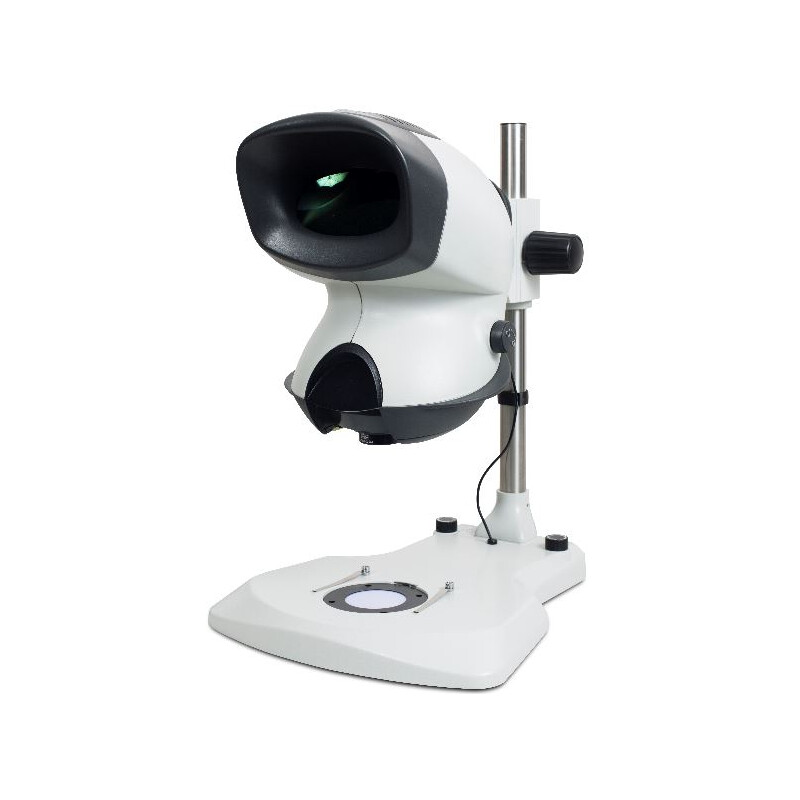 Vision Engineering Mikroskop stereoskopowy zoom MANTIS Elite TS, ME-TS, Kopf,  Auf-Durchlicht, LED, Säulenstativ, mit 2 -fach Revolver,  2-20x, o. Objektive