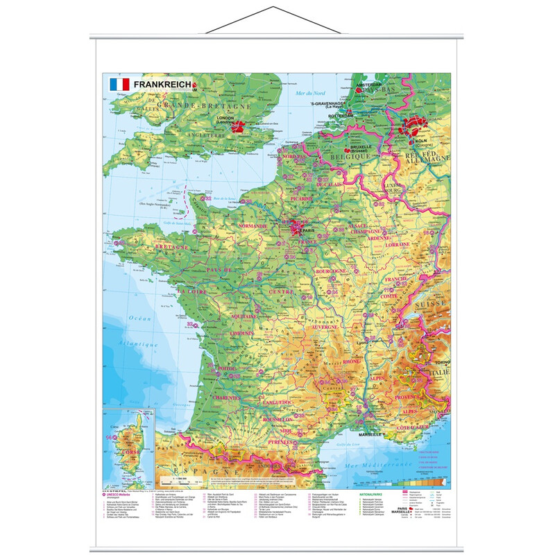 Stiefel Mapa Francja
