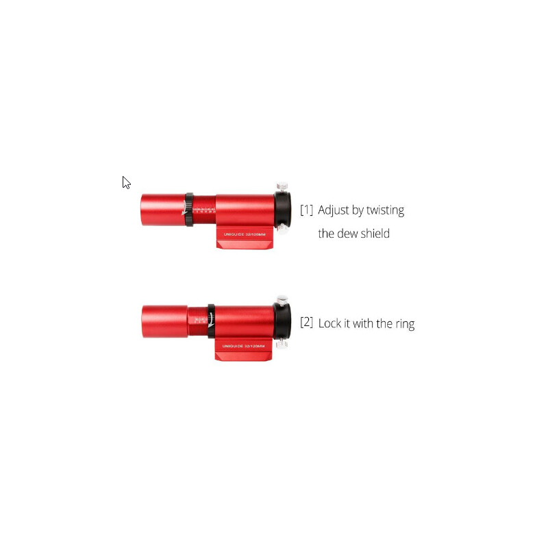 William Optics Guidescope UniGuide 32mm Red