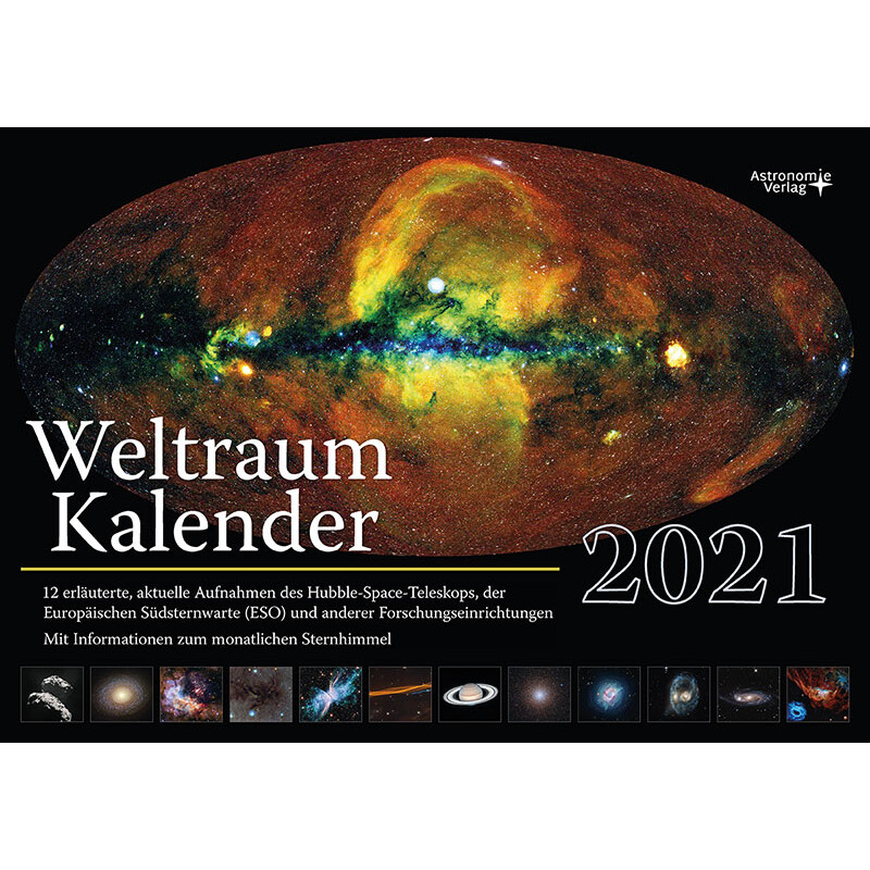 Astronomie-Verlag Kalendarze Weltraum-Kalender 2021