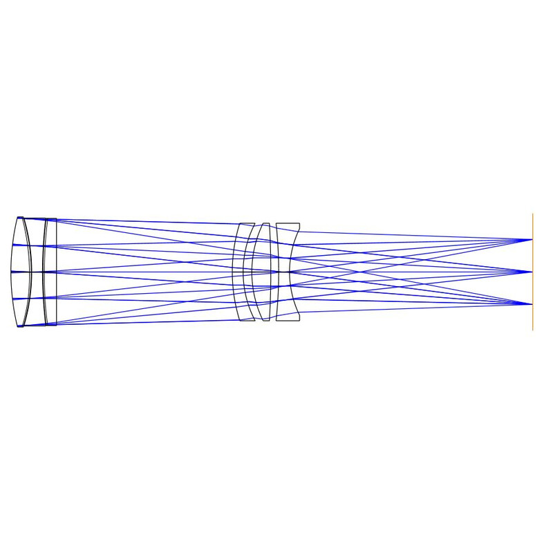 Omegon Refraktor apochromatyczny  Pro APO AP 40/180 OTA