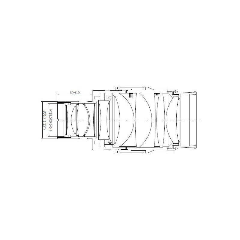 APM Okular HI-FW 12.5mm 84° 1.25"