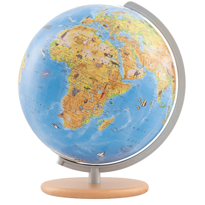 Columbus Globusy dla dzieci Unsere Erde mit Entdeckerstift 26cm