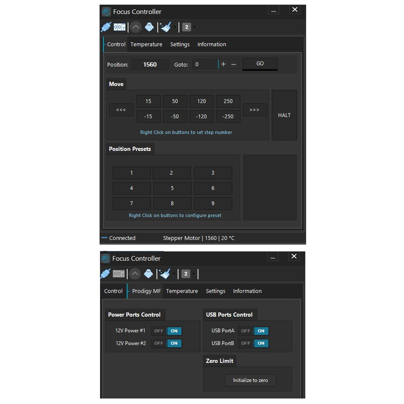 PegasusAstro Mikrofokuser Prodigy Microfocuser