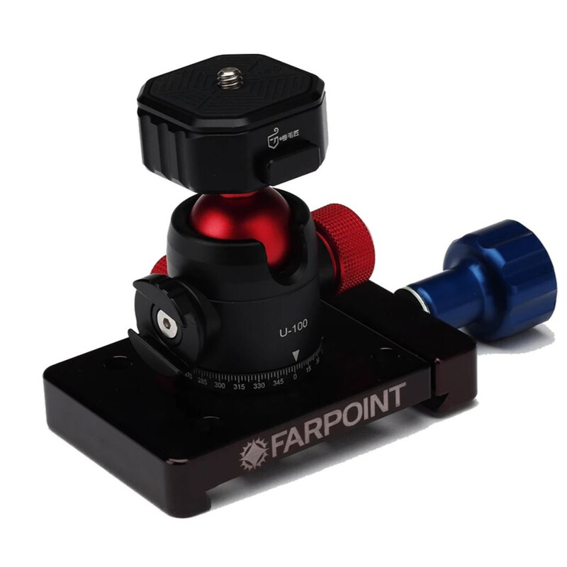 Farpoint Uchwyt kamery FDA Kugelkopf mit Prismenklemme