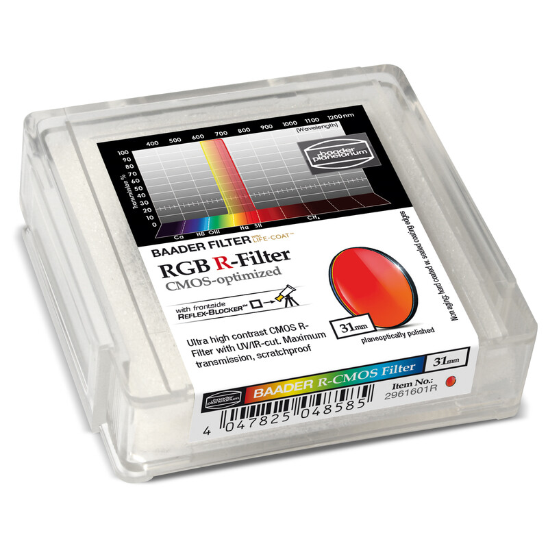 Baader Filtry RGB-R CMOS 31mm