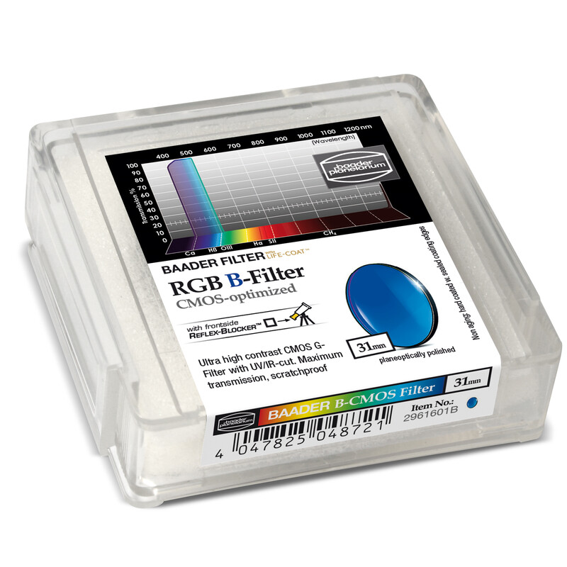 Baader Filtry RGB-B CMOS 31mm