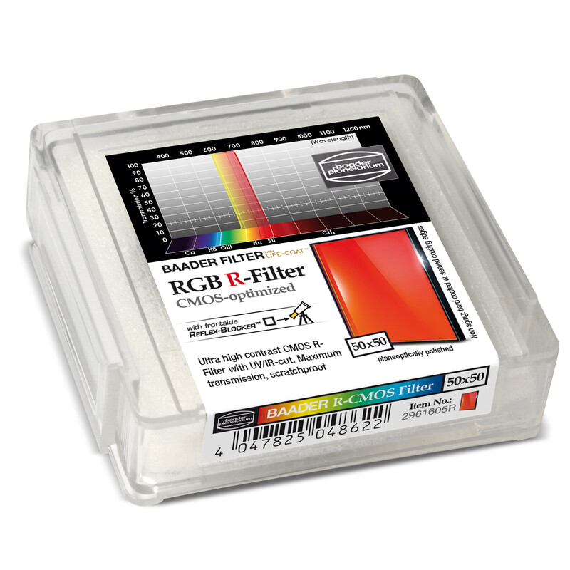 Baader Filtry RGB-R CMOS 50x50mm